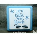 Life is better at the Beach Sommer (ohne Namen) Motiv-Vollschutzfolie