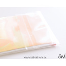 25x transparente Beutel (ohne Aufh&auml;ngung) f&uuml;r kleine Booklets (ca. 6x6 cm)